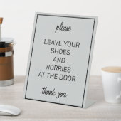 Panneau du compteur de chaussures moderne Gris de  (In SItu)