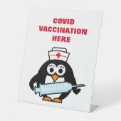 Panneau du comptoir de vaccination contre la vidan (Recto)