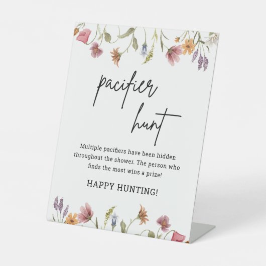 Panneau du jeu de chasse Fleur sauvage de printemp (Recto)