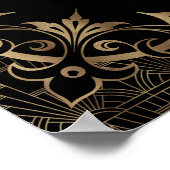 Panneau du livre d'or Art Déco Gatsby Black Great (Coin)