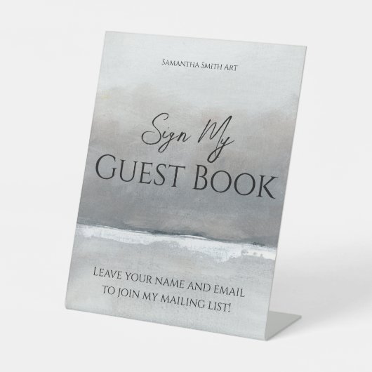 Panneau du livre d'or Art Exhibition (Recto)