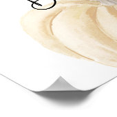 Panneau du livre d'or du Baby shower citrouille (Coin)