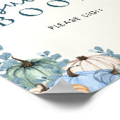 Panneau du livre d'or du Baby shower citrouille (Coin)