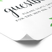 Panneau du livre d'or du Mariage de l'aquarelle (Coin)