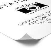 Panneau du livre d'or minimaliste Mariage (Coin)