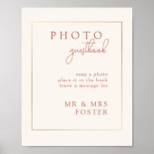 Panneau du livre d'or photo de Terracotta Modern M (Devant)