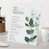 Panneau du menu botanique, panneau du menu moderne (In SItu)