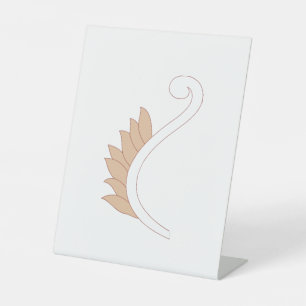 Panneau du piédestal