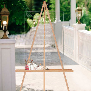 Panneau du programme Mariage de automne citrouille