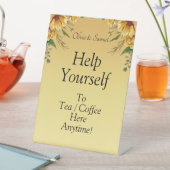 Panneau du socle acrylique pour table à café thé (In SItu)