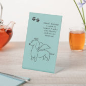 Panneau du Souvenir de l'Ange Dachshund (In SItu)