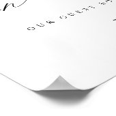 Panneau élégant de calligraphie pour livre d'or de (Coin)