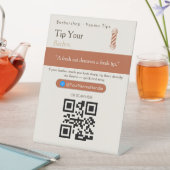 Panneau élégant QR Code pour votre barista | Pourb (In SItu)