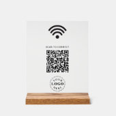 Panneau en acrylique clair avec informations de co (Recto)