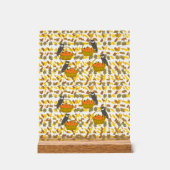 Panneau en Acrylique Panier de Citrouilles (Recto)