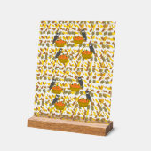 Panneau en Acrylique Panier de Citrouilles (Angle)