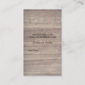 Panneau en bois de barbe Étiquette rétro (Dos)