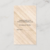 Panneau en bois de barbe Étiquette rétro (Dos)