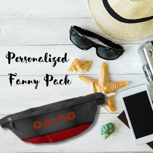 Panneau en cuir rouge sur un homme en cuir texturé