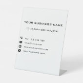 Panneau Entreprise Piéton Personnalisé Info Entrep (Recto)