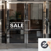 Panneau Fermer la vente (Porte de bureau)