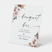 Panneau Fête des mariées bouquet de soie fleurie (Recto)