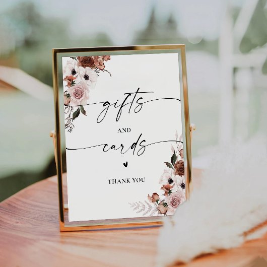 Panneau Fête des mariées fleurie de soie Cadeaux e