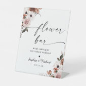 Panneau Fête des mariées fleurie en soie (Recto)