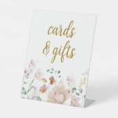 Panneau fleur sauvage Cartes de Douche & Cadeaux (Recto)