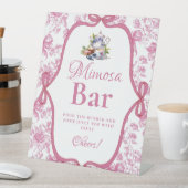 Panneau Fleur sauvage Tea Party Mimosa Bar (In SItu)