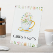 Panneau Fleur sauvage Whimsical Tea Time Cartes et (In SItu)