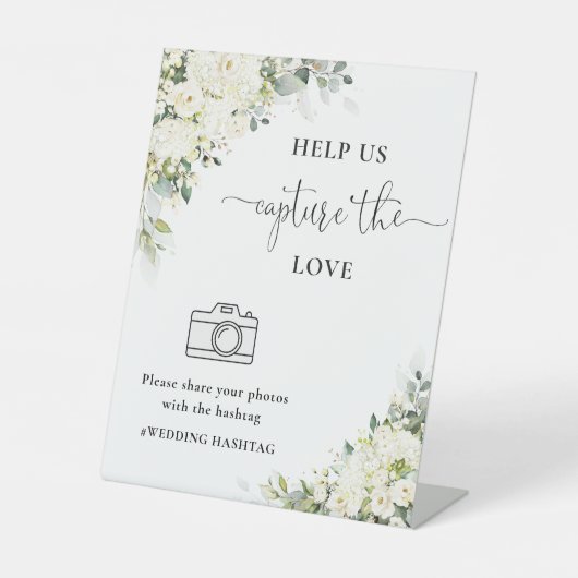 Panneau Fleurs Blanches Aidez-nous à Capturer l'Am (Recto)