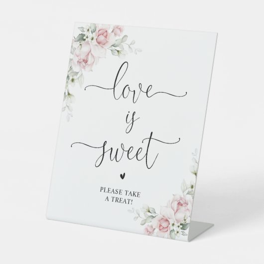 Panneau Fleurs Rose Douce Amour Est Doux (Recto)
