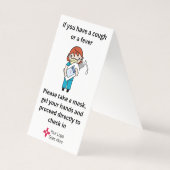 Panneau Gel et Masque du bureau de la clinique (Back)