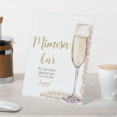 Panneau Gold Pearls et Prosecco Champagne Mimosa B (In SItu)