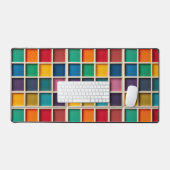 Panneau Grille géométrique colorée (Clavier et souris)