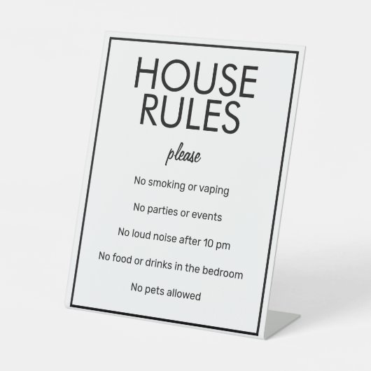 Panneau Guédestal de la Maison Blanche moderne (Recto)