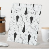 Panneau horizontal du piédestal gris caille (In SItu)