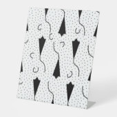 Panneau horizontal du piédestal gris caille (Recto)