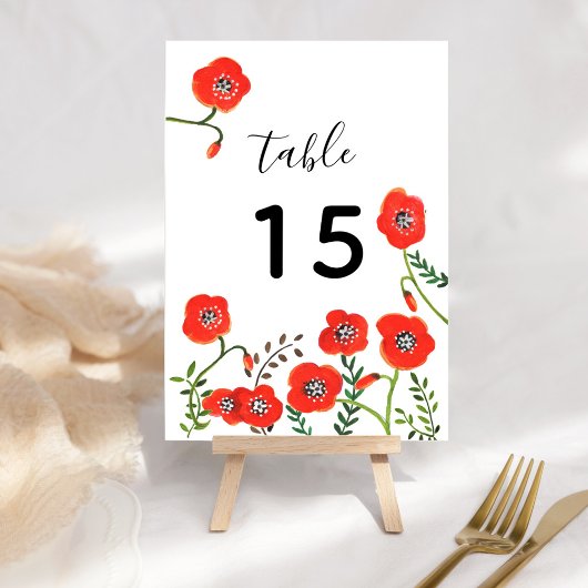Panneau imprimable de numéro de table de mariage a
