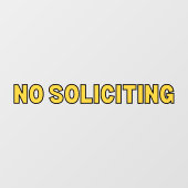 Panneau Interdiction de Sollicitation Or Contour N (Feuille)