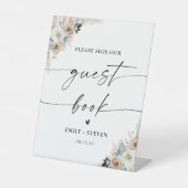 Panneau Invité de la Fête des mariées de Boho ivoi (Recto)