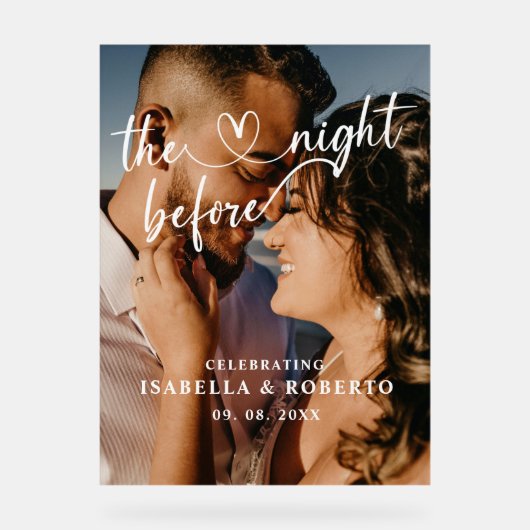 Panneau La Nuit Avant Le Dîner Mariage (Recto)