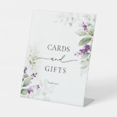 Panneau Lavande vert pourpre Cartes et cadeaux (Recto)