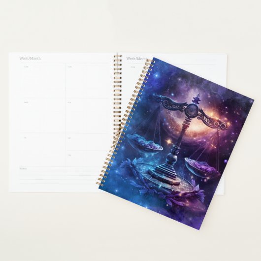 Panneau Libra Zodiac Aquarelle Design (Devant avec enveloppe)