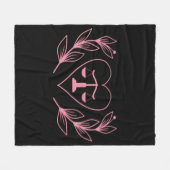 Panneau Libra Zodiac et couverture en polaire coeu (Devant (Horizontal))