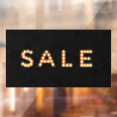 Panneau lumineux de vente noire moderne (Feuille 2)