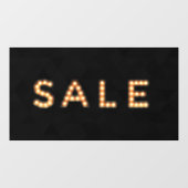 Panneau lumineux de vente noire moderne (Feuille)