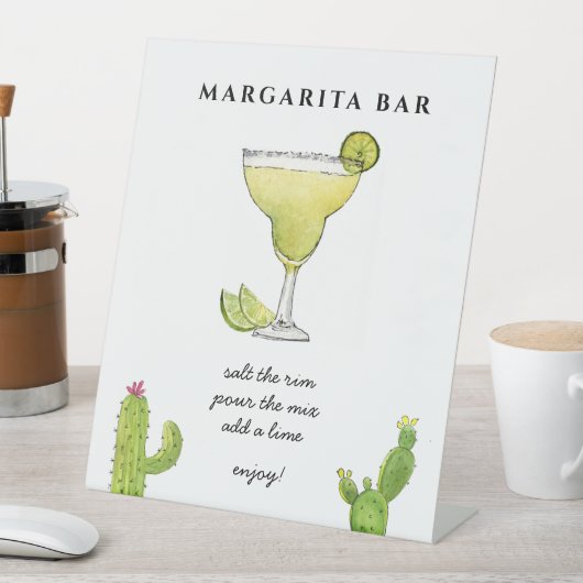 Panneau Margarita Bar pour mariages et événements (In SItu)