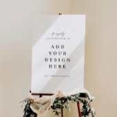 Panneau Mariage 24 pouces x 36 pouces, impression